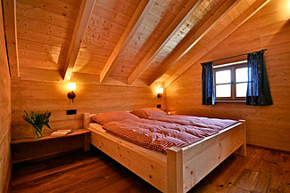 Schlafzimmer im Ferienhaus Bayerischer Wald